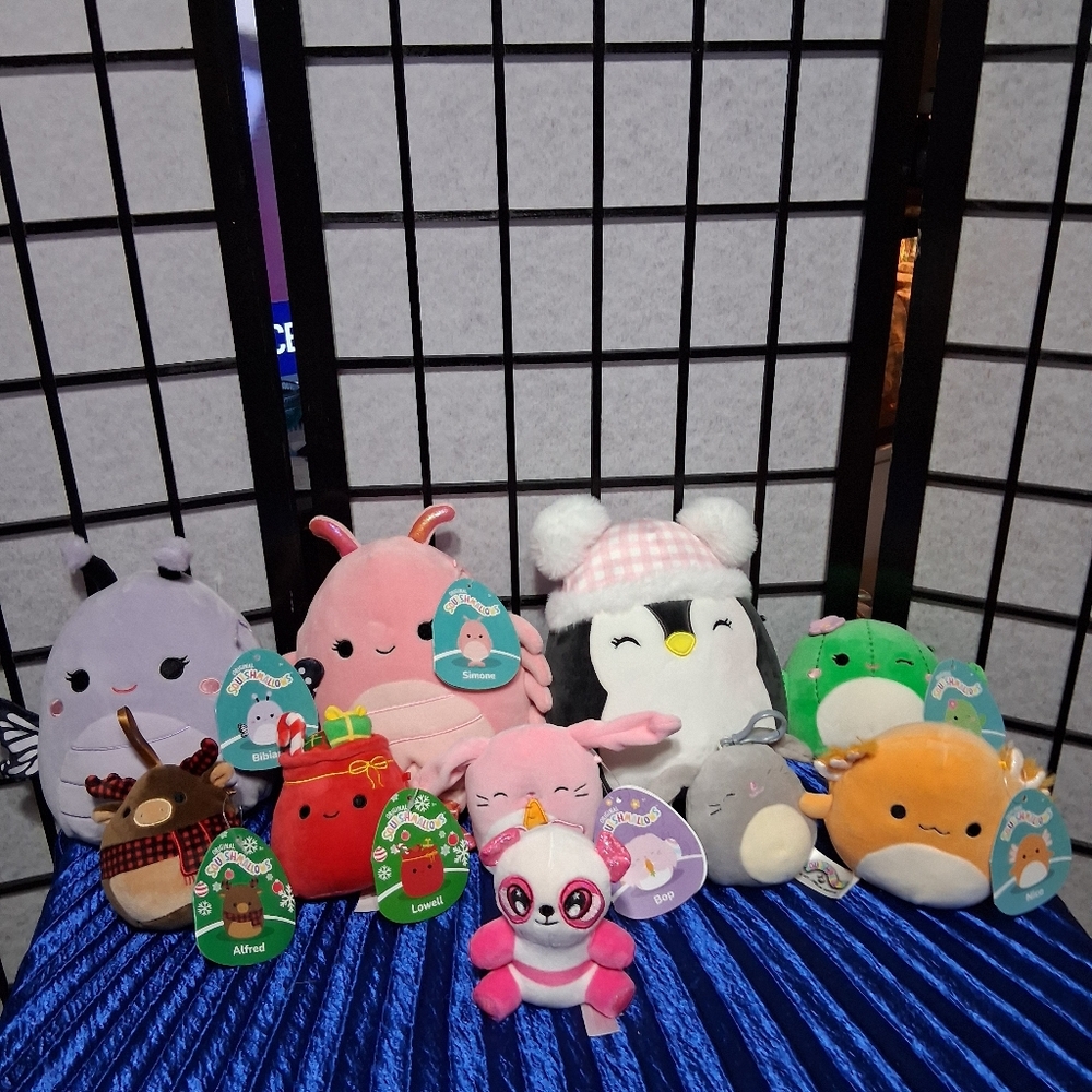 Colorful Plush Toy Collection